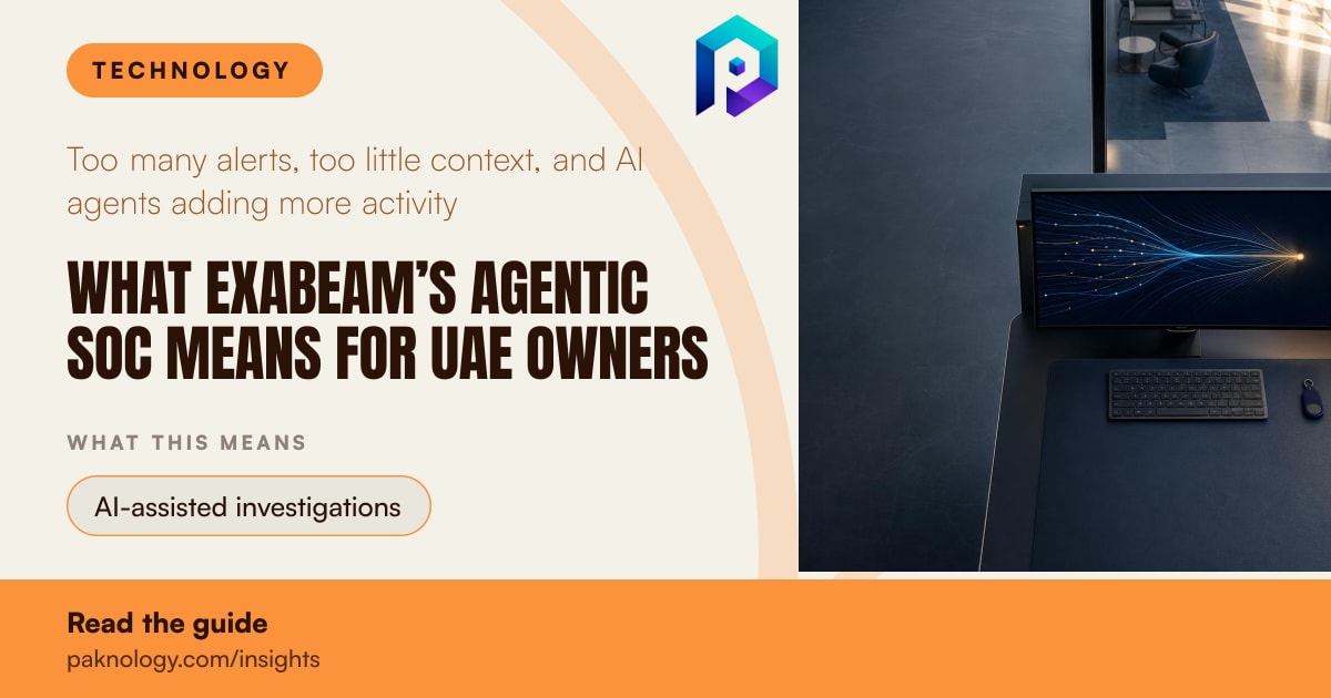 Exabeam Agentic SOC for UAE Businesses: Faster Triage