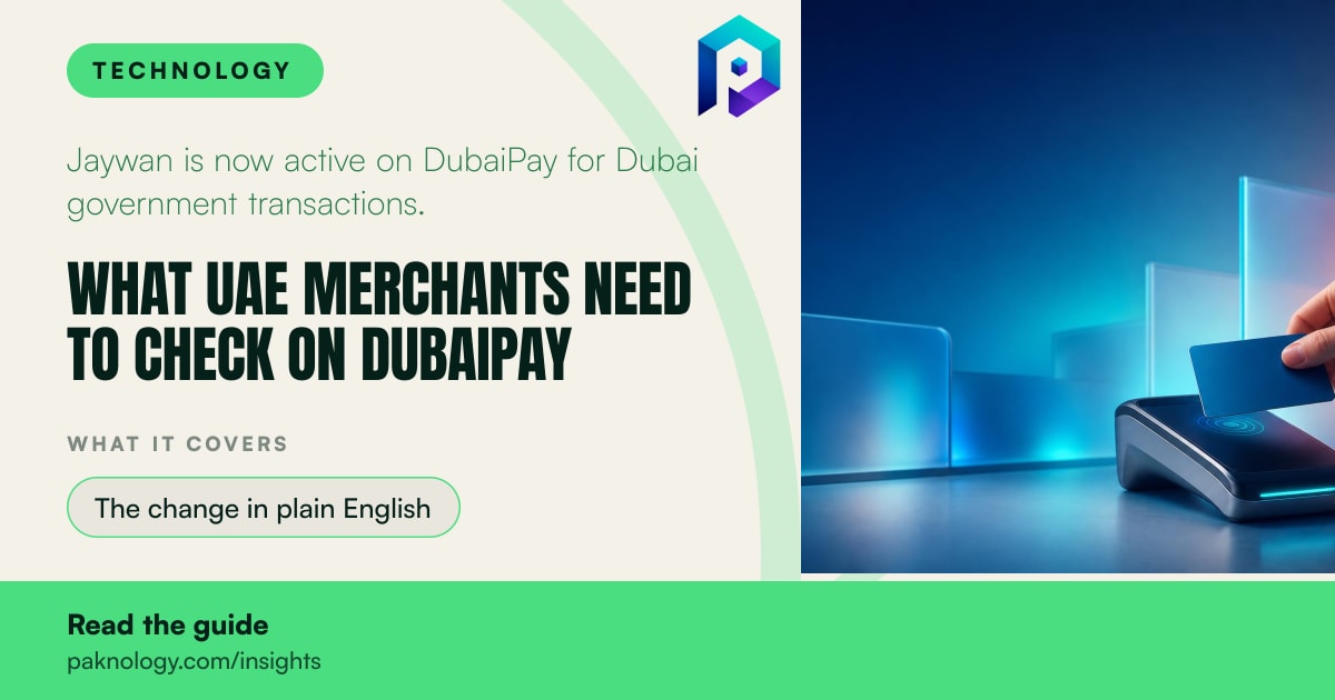 Jaywan on DubaiPay: UAE Merchant Payment Checks