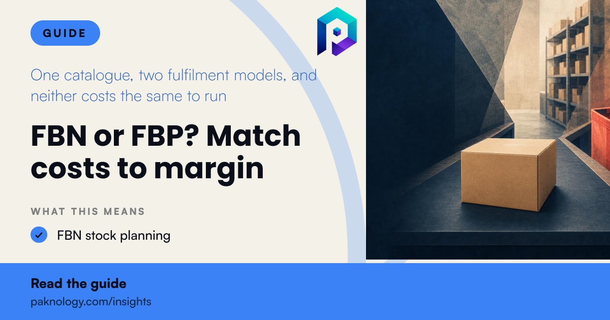 Noon UAE FBN vs FBP: Compare Fulfilment Costs and Margins